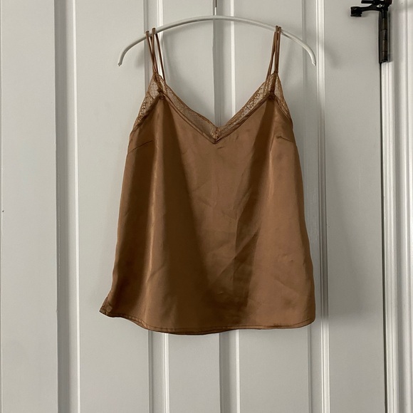 Abercrombie & Fitch Tan Satin Camisole - Picture 1 of 3